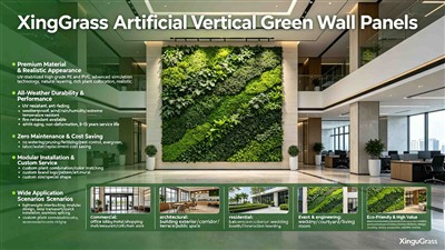 XinguGrass Artificial Vertical Green Wall Panels