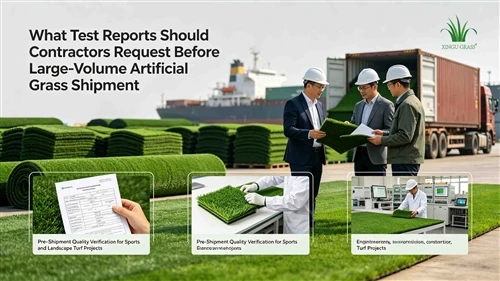 What Test Reports Should Contractors Request Before Large-Volume Artificial G...