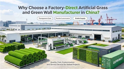 Why Choose A Factory-Direct Artificial Grass And Green Wall Manufacturer in C...