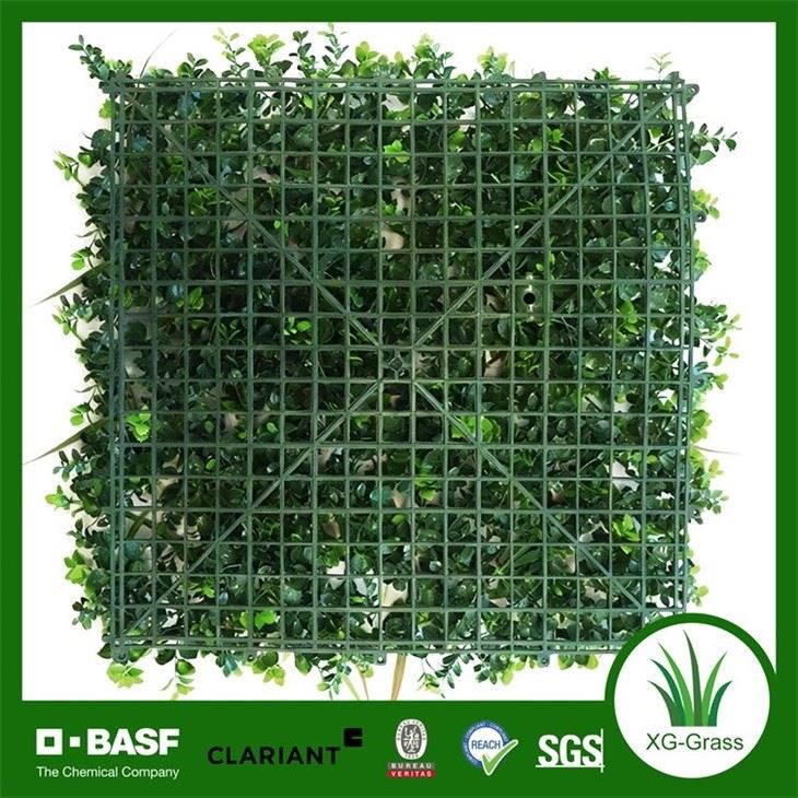 Xingu Artificial Green Wall 50*50 Dense Foliage Year-Round Indoor-Outdoor Decor Panel suppliers